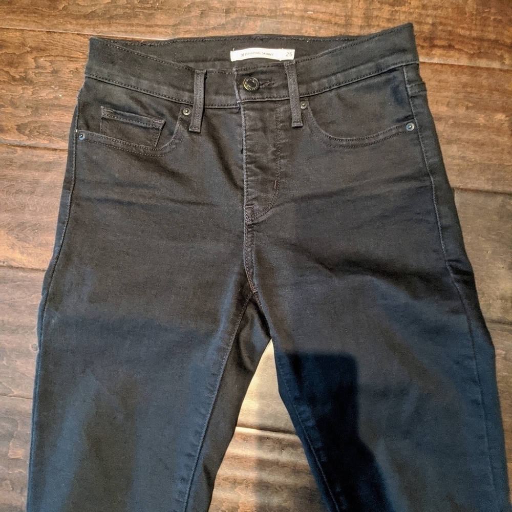 Cute Black Levi 311 Shaping Skinny Jean